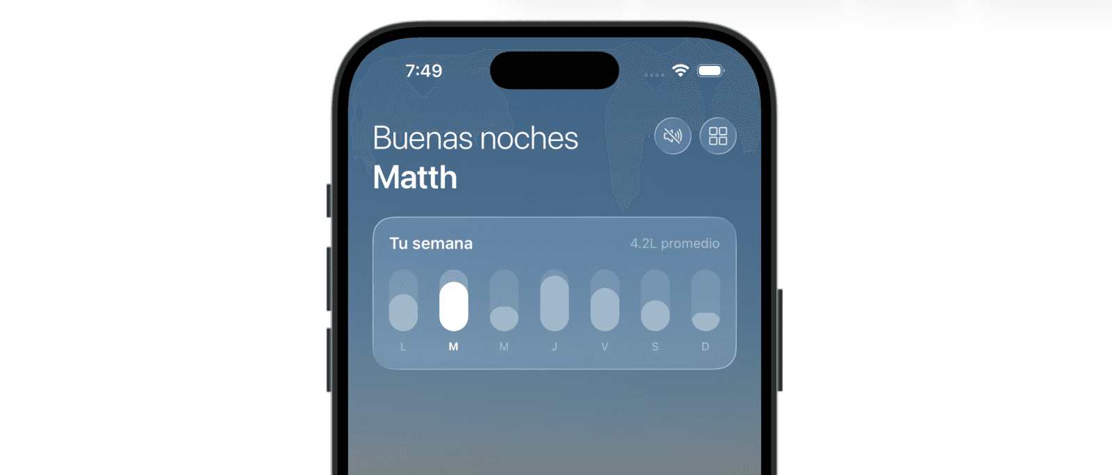 Mae de Agua mobile experience